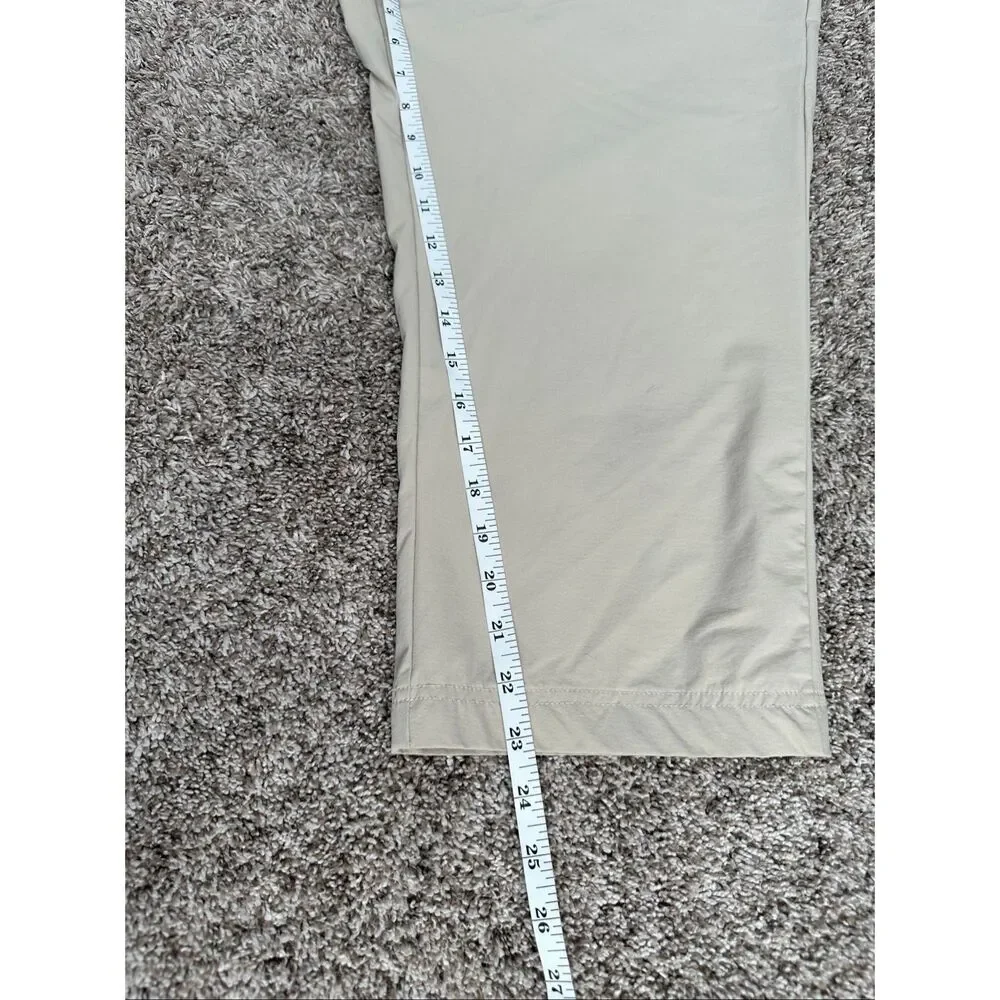 BearBottom Men’s XXL Pants Khaki Tan 30” Water Repellent Performance Straight